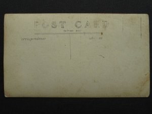 People Portrait FOUR NURSES & A CAT - Old RP Postcard