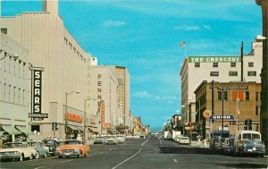 Washington Spokane Main Avenue Lincoln Monument Teich SP-11 Postcard 22-3679