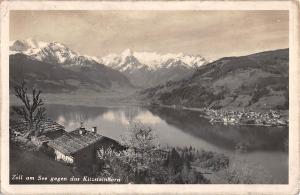 B98326 zell am see gegen das kitzsteinhorn real photo austria