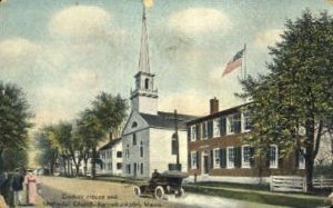 Custom House & Methodist Church in Kennebunkport, Maine