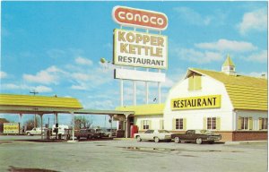 Copper Kettle Restaurant and Conoco Service Station Minden Iowa