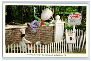 Vintage Humpty Dumpty Fantasyland, Gettysberg, PA. Postcard P1E