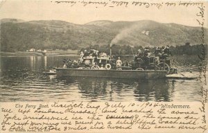 UK Lake District Windemere Ferry Wrench 1904 Postcard 22-6985