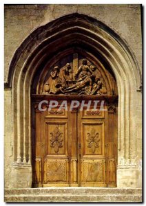 Postcard Modern Saignon Portal & # 39Eglise