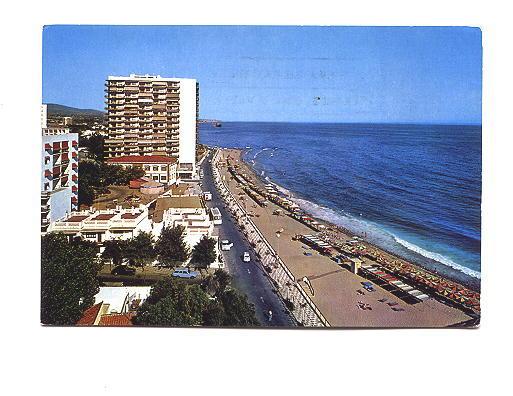 Hotels and Beach, Marbella, Spain, Used 1972