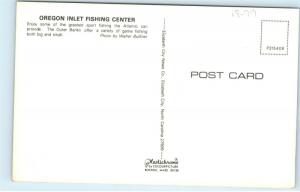 Oregon Inlet Fishing Center Atlantic Ocean Sport Fishing Vintage Postcard D96