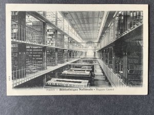 Bibliotheque Nationale Paris France Litho Postcard H1362084619