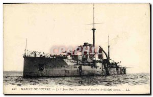 Old Postcard The Jean Bart boat breastplate d & # 39escadre