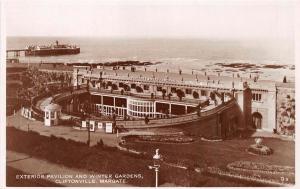 CLIFTONVILLE KENT UK LOT OF 3 PHOTO POSTCARDS BATHING POOL~PROMENADE~WINTER GDNS