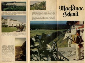 Mackinac Island Michigan Vintage Vacation Brochure 