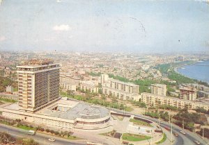 US28 postcard Azerbadjan Baku aerial 1984 Azerbaijan