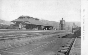 Pitcairn Pennsylvania Penna Railroad Station Vintage Postcard AA50849