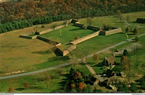 Maryland Aerial View Of Old Fort Frederick 1966