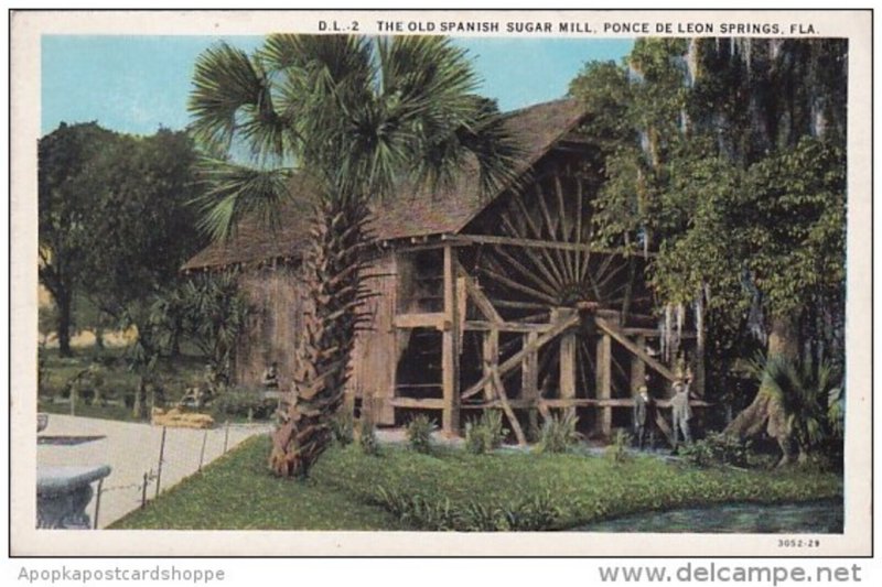 Florida Leon Springs The Old Spanish Sugar Mill Ponce De Leon Springs