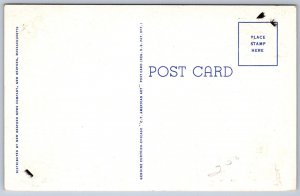 K27/ Nantucket Massachusetts Postcard c1940s Sankaty Head Lighthouse 307