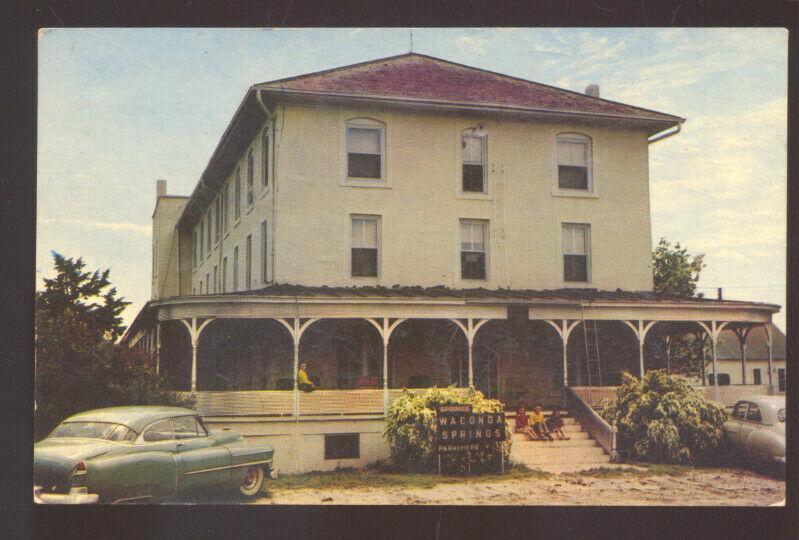 CAWKER CITY KANSAS WACONDA SANITARIUM VINTAGE POSTCARD MANHATTAN KANS.