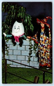 HOLLYWOOD WAX MUSEUM, California CA ~ Humpty Dumpty BABY DAPHNE TV Star Postcard