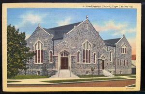 Vintage Postcard 1940 Presbyterian Church, Cape Charles, Virginia (VA)