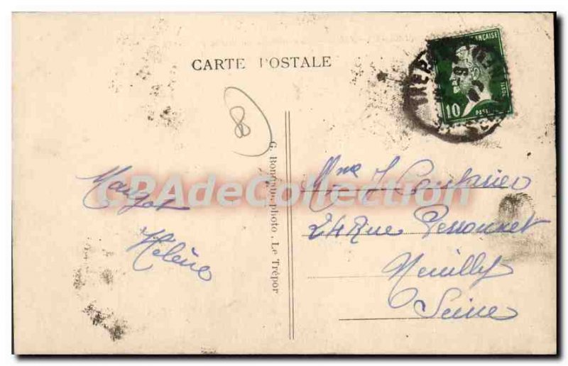 Old Postcard Mers Les Bains Casino Seen From The Beach