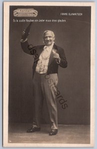 K41/ Foreign RPPC Postcard c1910 Austria Franz Glawatsch Actor Theatre 221