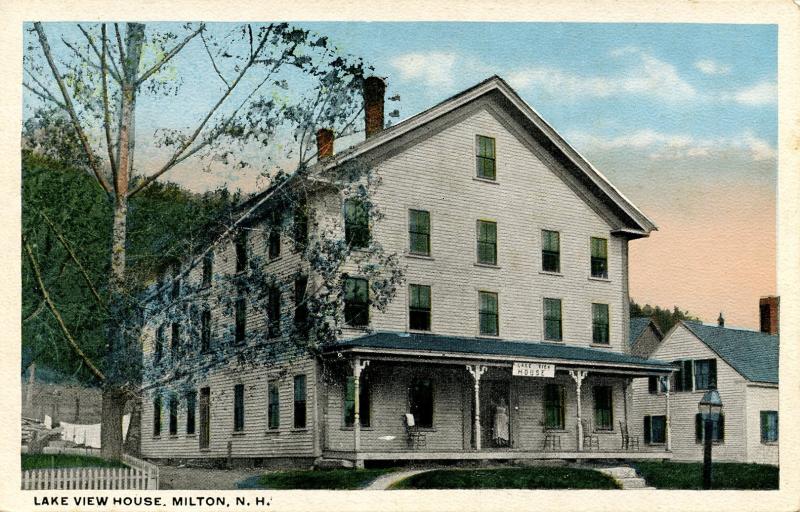 NH - Milton. Lake View House (Hotel)