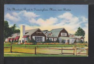 The Meadows,Restaurant,Farmingham,MA Postcard 