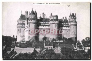 Old Postcard The Chateau de Pierrefonds