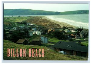 Vintage Dillon Beach Marin Country Along The North California Coast Postcard &DE