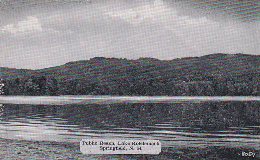New Hampshire Springfield Public Beach Lake Kolelemook