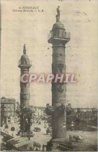 Postcard Old Bordeaux Columns Rostral CB