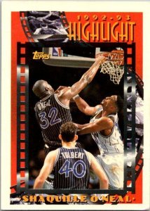 1994 Upper Deck Basketball Shaquille O'Neal Orlando Magic sk20850