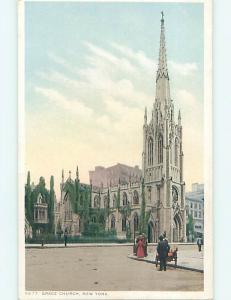 Unused W-Border GRACE CHURCH SCENE Manhattan New York NY p4829