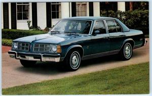 Advertising 1977 PONTIAC VENTURA SJ 4 Door Sedan  Service Reminder Car  Postcard