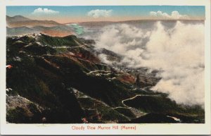 Pakistan Murree Cloudy View Murree Hill Vintage Postcard C079