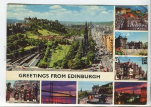 441173 Great Britain 1979 Edinburgh RPPC to Germany Postage meter advertising