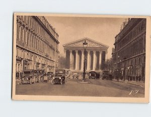 Postcard Church la Madeleine and Royal Street Paris France