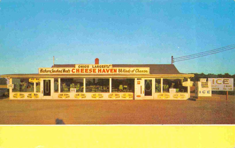 Cheese Haven Shop Route 163 Port Clinton Ohio #2 postcard