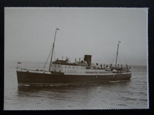 Isle of Man Steam Packet Ship T.S.S. TYNWALD IV  Maiden Voyage c1980 RP Postcard