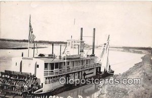 Real Photo - US Engineers Ship 1908 