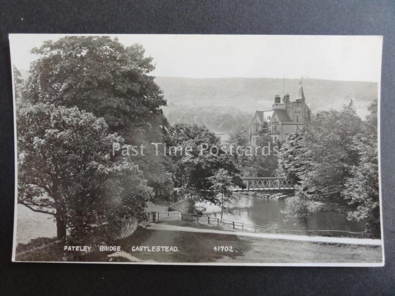 Yorkshire CASTLESTEAD & PATELEY BRIDGE - Old RP Postcard by Photochrom Co.