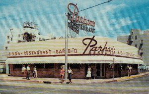 Postcard Parham's Restaurant Miami Beach FL