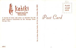Kahiki Columbus, Ohio OH Postcard