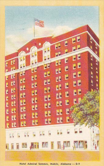 Alabama Mobile Hotel Admiral Semmes