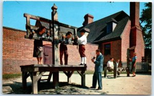 Postcard - Public Gaol, Williamsburg, Virginia, USA