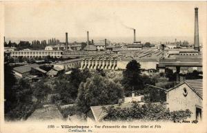 CPA VILLEURBANNE Vue d'ensemble des Usines Gilet et Fils (614745)