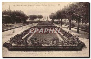 Old Postcard Royan Cote d'Argent Square Botton Gardens