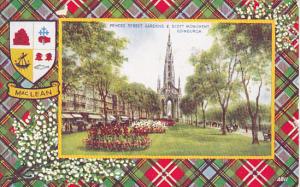 Scotland Edinburgh Princess Street Gardens and Scott Monument