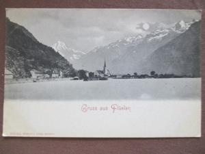 Vintage Switzerland Photo Postcard - Greetings From Fluelen  (UU123)