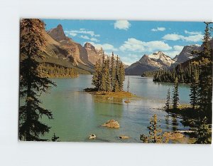 Postcard Maligne Lake Jasper National Park Canada