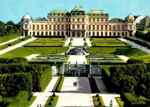 Austria Vienna Wien The Belvedere Castle 1983